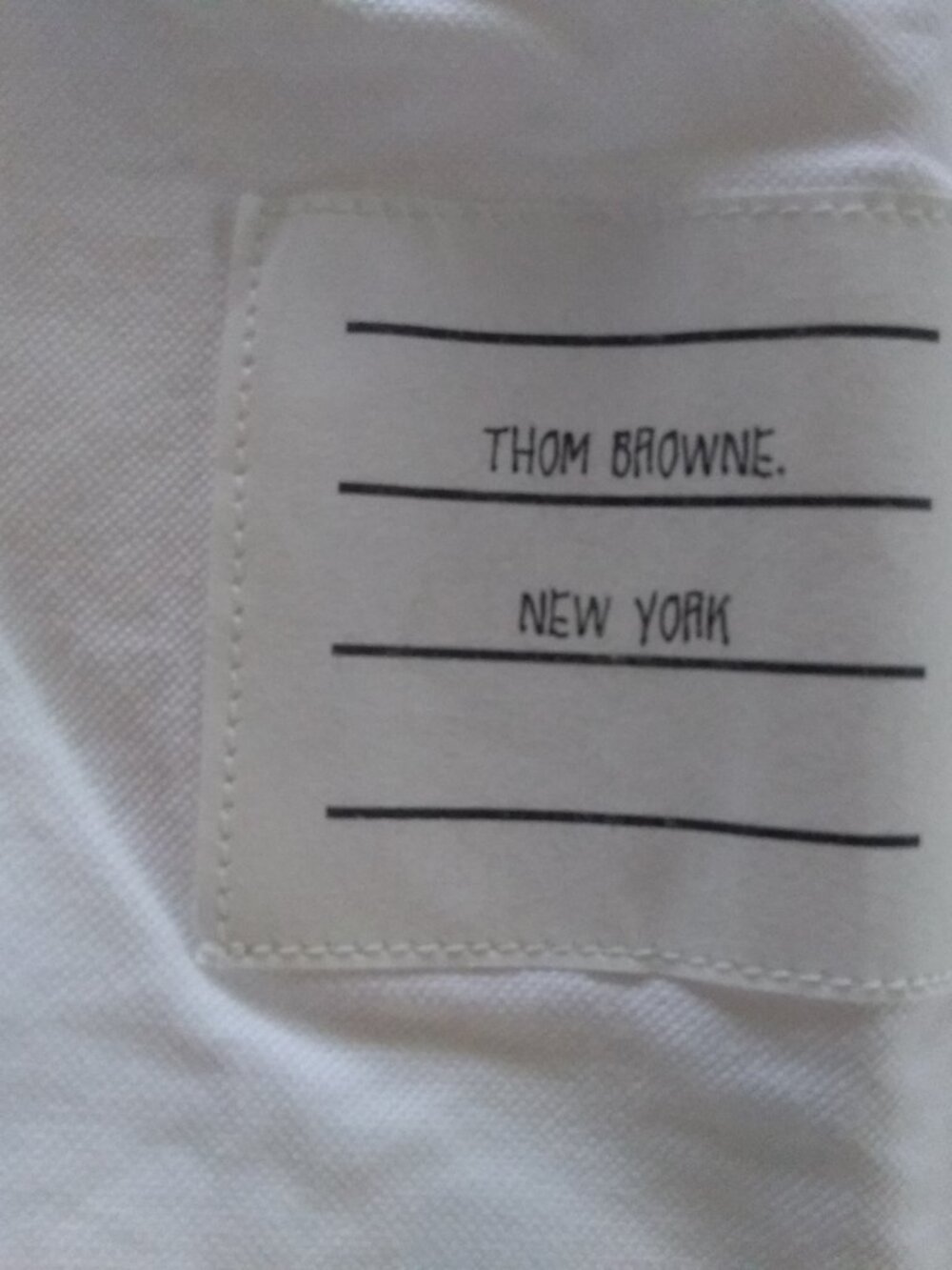 New Thom Browne White Oxford Cloth Button Down Size TB1 - Picture 8 of 11